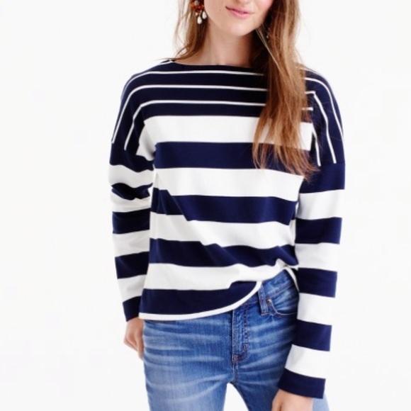 J.Crew Boatneck T-Shirt - Picture 1 of 7